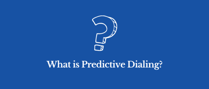 what is predictive dialing