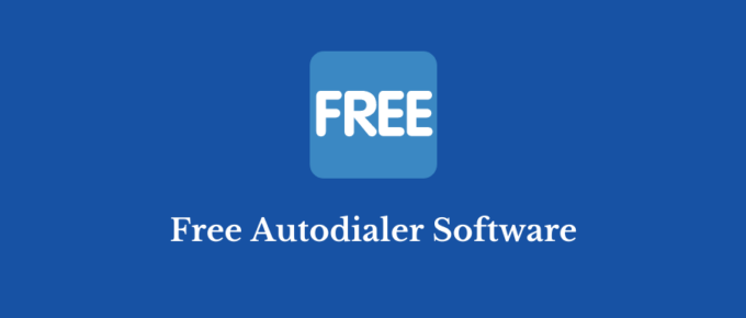 Free autodialer software