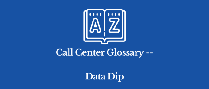call center data dip
