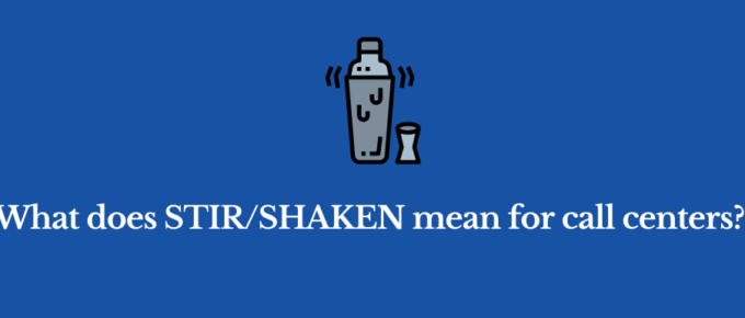 stir/shaken and contact centers