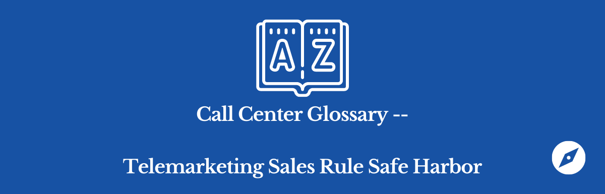 telemarketing sales rule safe harbor