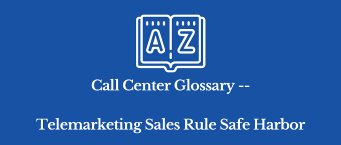 telemarketing sales rule safe harbor