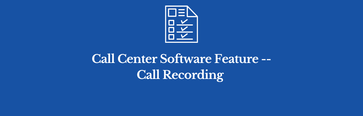Feature: Call Recording